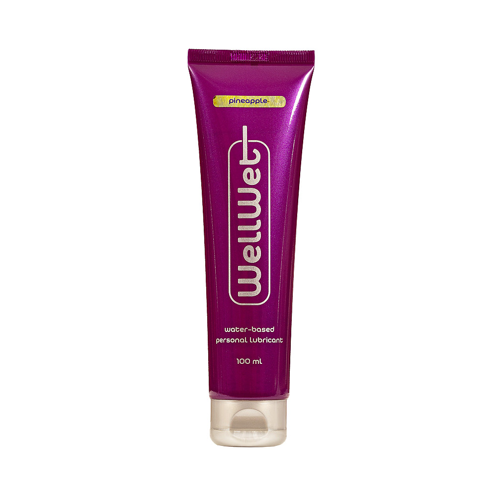 Оральный лубрикант со вкусом Pineaple WellWet 100 мл Киев - изображение 1