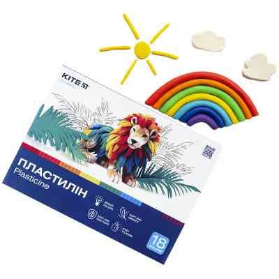 Пластилин Kite Classic 18 цветов, 360 г (K-085) Винница