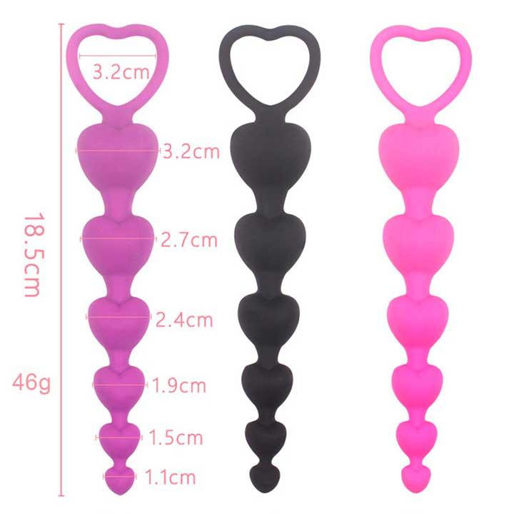 Силиконовая анальная пробка 