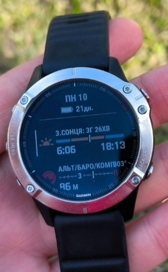 Топовий Смарт -Часы Garmin Fenix 6 Silver. Киев - изображение 2