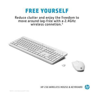 Комплект HP 230 Wireless UA White (3L1F0AA) Вінниця