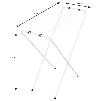 Сушарка для білизни Casa Si Eco 6 White Підлогова (CS96014X16) (DAS302401) Вінниця