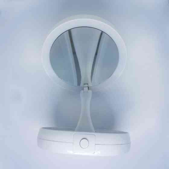 Складное зеркало для макияжа с Led подсветкой увеличение 10x My Fold Away Mirror Киев