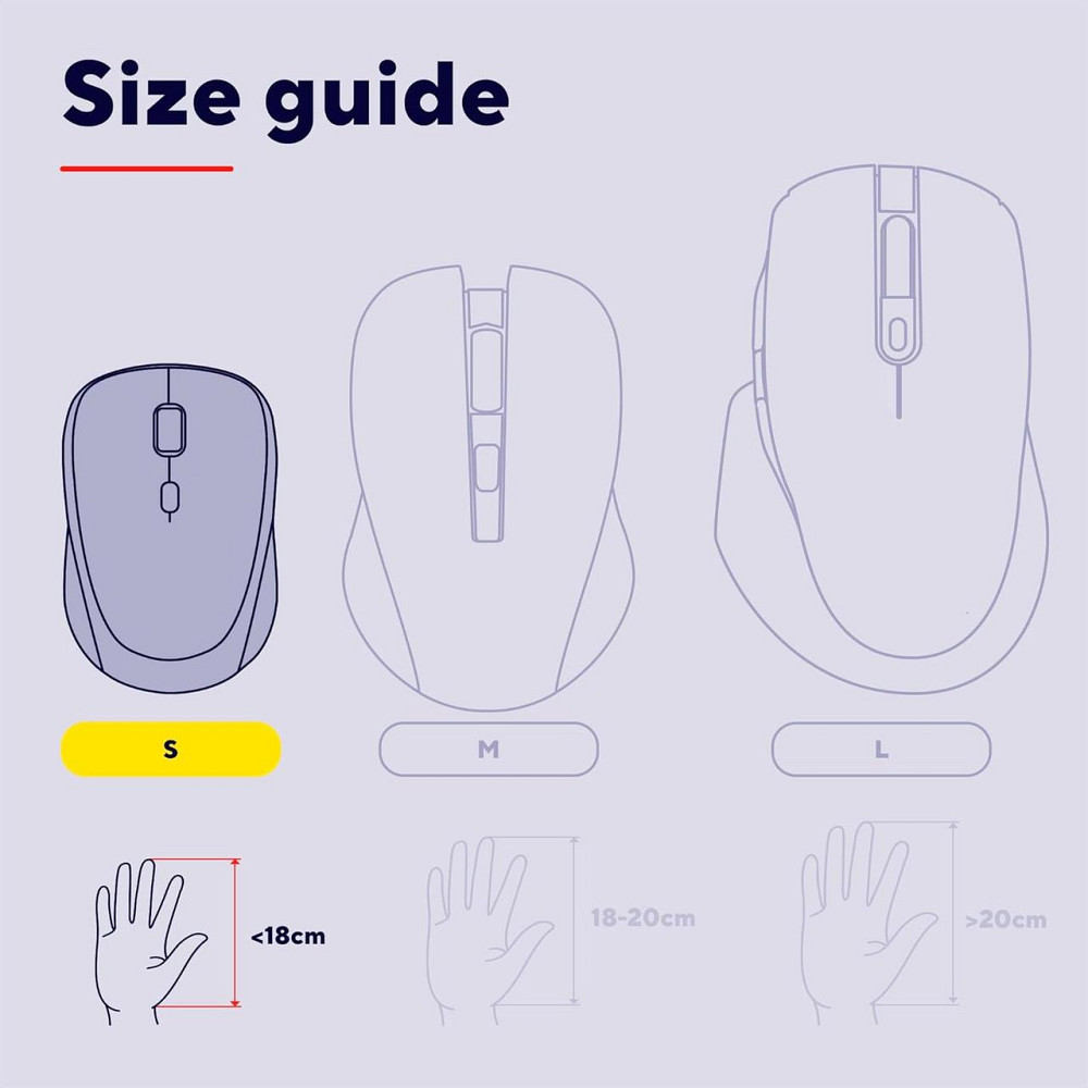 Мышь Trust Yuki 25335 черная бесшумная беспроводная амбидекстрная 800/1600 DPI USB приемник батарея в Киев - изображение 9