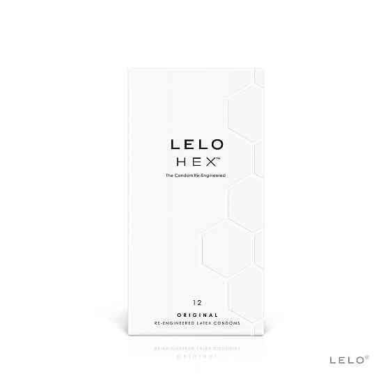 Презервативы LELO HEX Condoms Original 12 Pack, тонкие и суперпрочные Sex Aura Киев