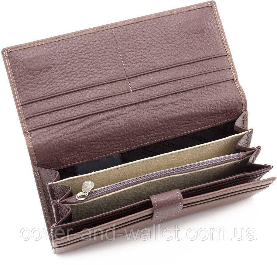 Гарний бежевий гаманець із блоком для карток на магнітах Marco Coverna Київ - фото 4