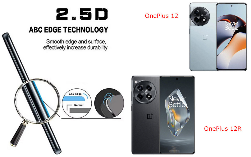 Захисне скло ArmorGlass для OnePlus 12, OnePlus 12R – стійке до подряпин та ударів Київ - фото 2