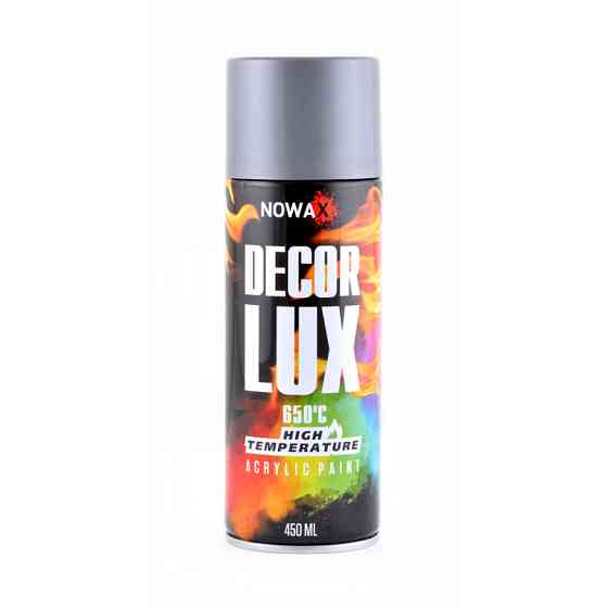 Фарба високотемпературна Nowax Spray сіра 450мл Львів