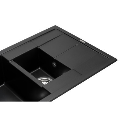 Мийка кухонна GRANADO LEON black shine (gr1001) Вінниця - фото 3