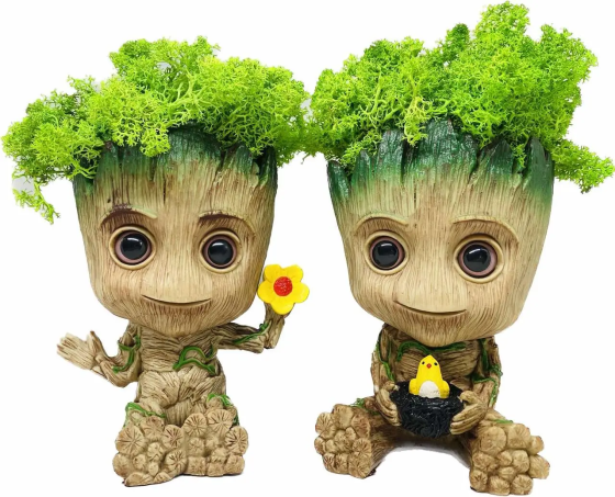 Набір горщиків Грут Groot G8 + G9 зі стабілізованим мохом Вінниця