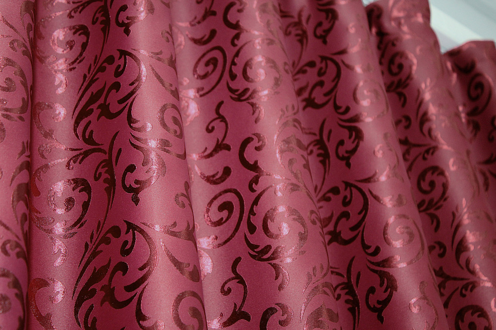 Комплект готових штор VR-Textil Блекаут № 1099ш Бордовий 150х250 см 2шт (39-863) Київ - фото 8