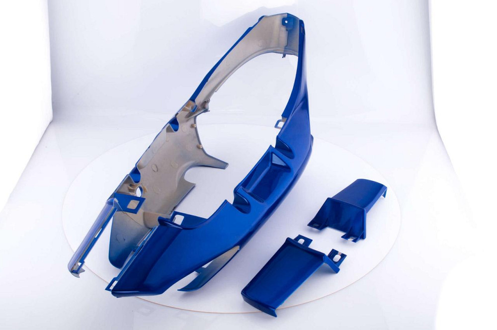 Пластик мопед Актив задняя боковая пара (синие) CX Мукачево - изображение 1