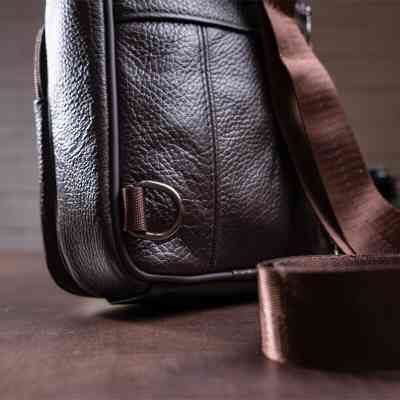 Сумка Vintage Чоловіча через плече Коричнева (14986) Вінниця