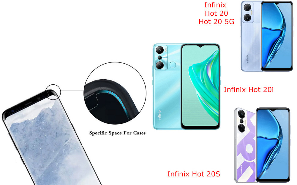 Захисне скло HyperGlass Pro для Infinix Hot 20, Hot 20 5G, Hot 20i, Hot 20S – максимальна чутливість та захист Київ - фото 3