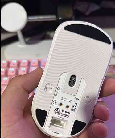 Игровая мышь Attack Shark X6 на топовом сенсоре 26000 dpi + dock RGB. Харьков