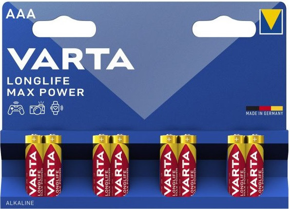 Батарейка Varta MAX POWER LR3/AAA/ ALKALINE, 8шт Днепр - изображение 1