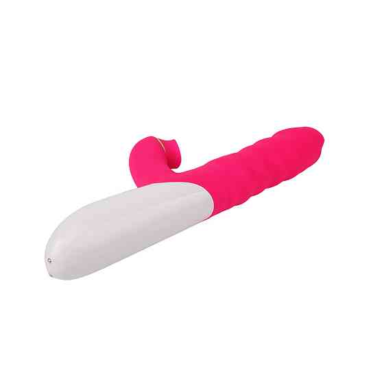 Вибратор кролик с вакуумной стимуляцией CHISA Intimate Melody Clit Kisser THruster, розовый Sex Aura Киев