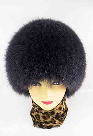 Шапка хутряна жіноча Анастасія Стріха Графітовий Харків