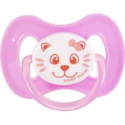 Пустышка Baby Team Силиконовая классическая с рождения (4824428030076) Винница