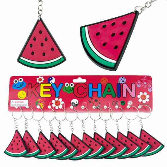Брелок для ключей модный Арбуз 12 шт Киев