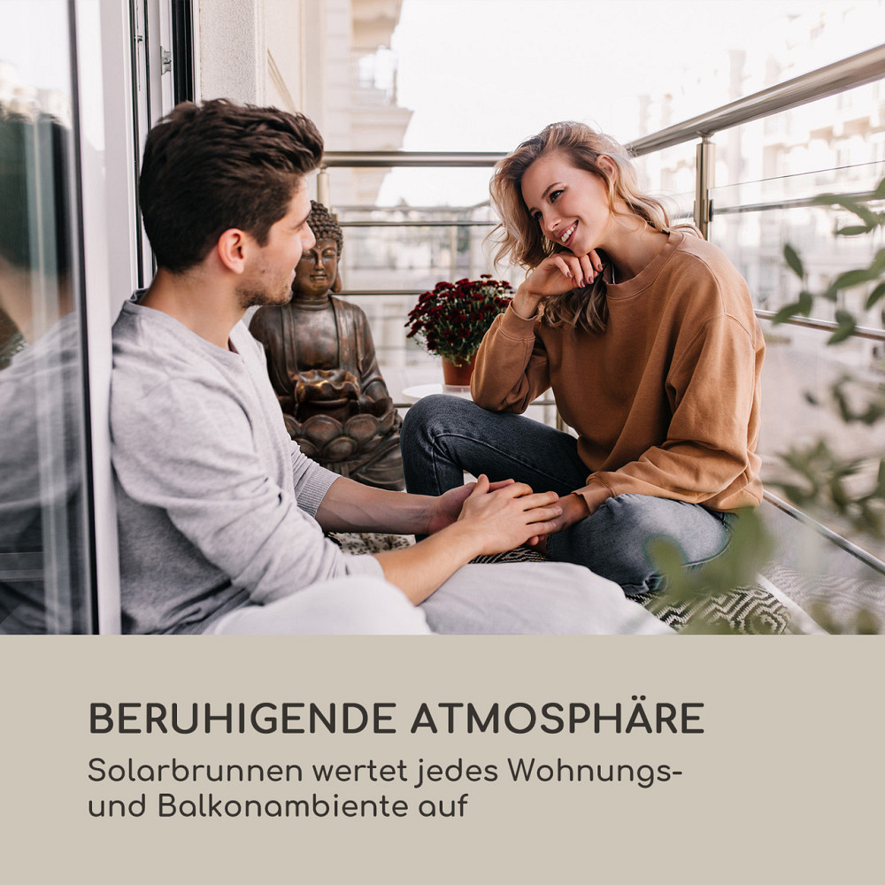 Сонячний фонтан Dharma LED 48 x 72 x 41 см (ШxВxГ) полірезин (Німеччина, читати опис) Рівне - фото 7