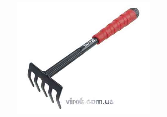 Граблі YATO : Сталеві, гумова ручка [10/60] Одесса
