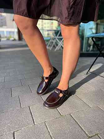 Vanessa Лофери жіночі VANESSA T-304-04 шоколадні (весна-осінь, шкіра лакована) (5831) Коломия