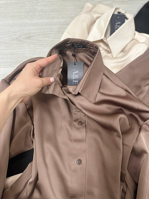 Жіночий стильний костюм дабл Армані Шоколад, 42/44 Одеса - фото 4