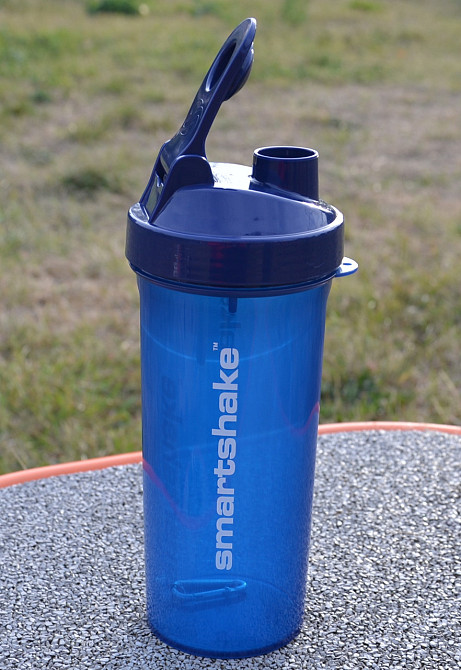 Шейкер спортивний Smartshake Lite 1000ml Glossy-Navy Blue Луцк - изображение 4