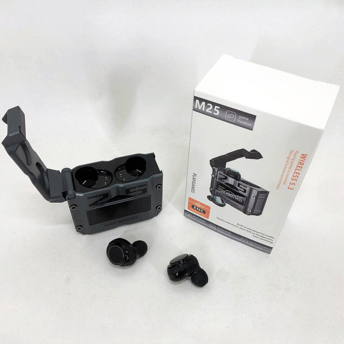 Бездротові навушники з мікрофоном для конференцій M25, Бездротова блютуз гарнітура-навушники DN-56 Львів - фото 9