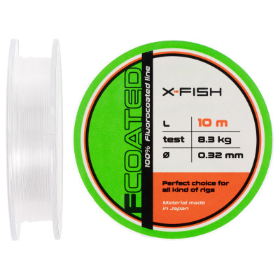Флюорокарбон X-Fish FCoated 10m 0.32mm 8.3kg (1917.01.29) Вінниця - фото 1