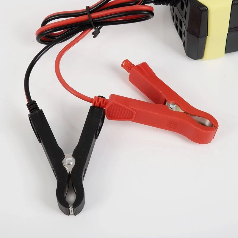 Автомобильное зарядное устройство Foxsur 12V 6A для аккумуляторов c LCD дисплеем (Желтый) Винница - изображение 5