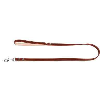 Поводок для собак Collar двойной с прошивкой Ш 14 мм Д 122 см коричневый (04526) Винница