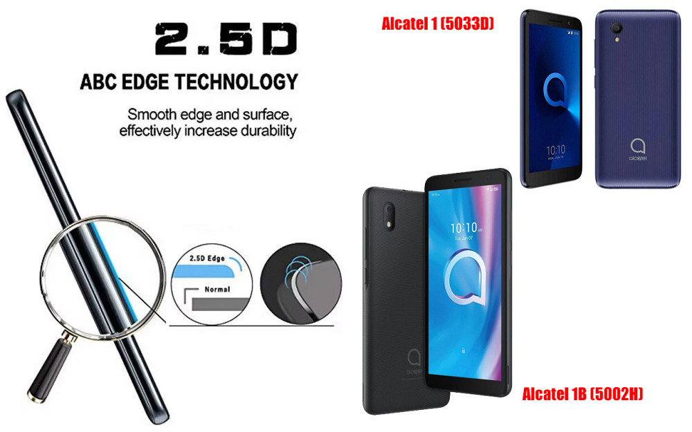 Защитное стекло ArmorGlass для Alcatel 1 (5033D), Alcatel 1B (5002H) – устойчивое к царапинам и ударам Киев - изображение 2