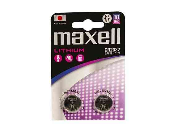 Батарейка літієва CR2032 2шт (блістер) ТМ MAXELL Київ
