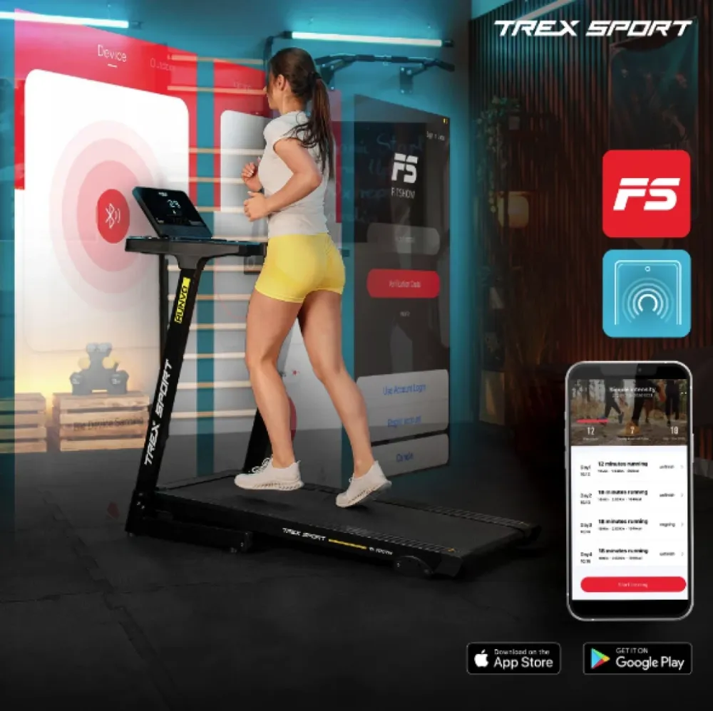 Бігова доріжка електрична Trex Sport TX-700TM RUNVO чорний Київ - фото 8