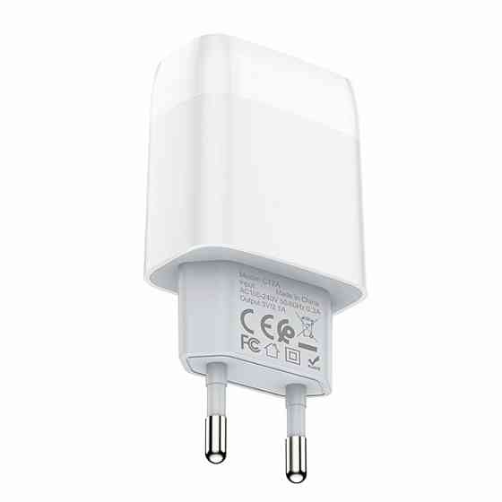 Мережевий зарядний пристрій HOCO C72A Glorious single port charger White Киев