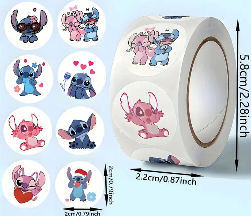 Набор виниловых наклеек (стикеров) Disney "Лило и Стич" (500шт. набор) стикербомбинг для телефона, н Київ - фото 4