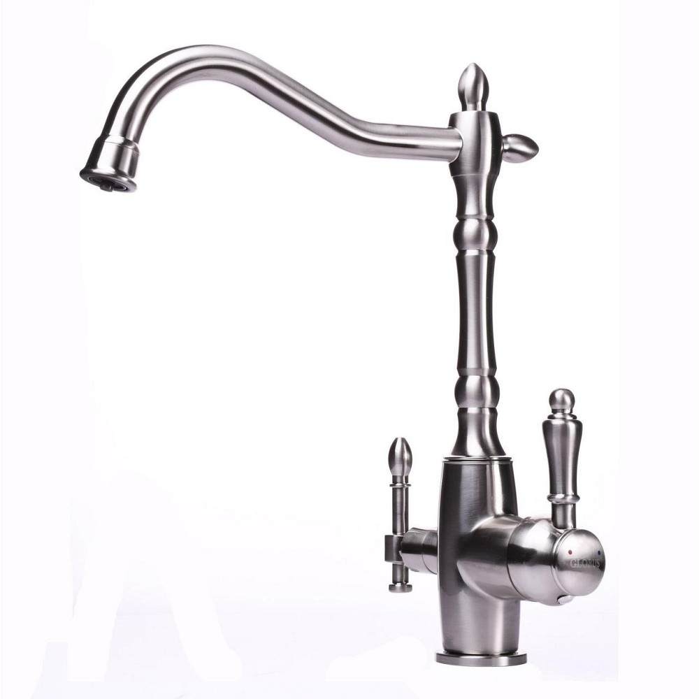 Смеситель для кухни под осмос Globus Lux LAZER GLLR-1000-8-STSTEEL (000019265) Киев - изображение 1