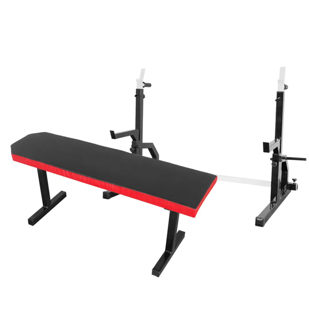 Скамья горизонтальная для жима + Стойки со страховкой 50 на 50 мм с брусьями и штырями под блины Киев - изображение 4