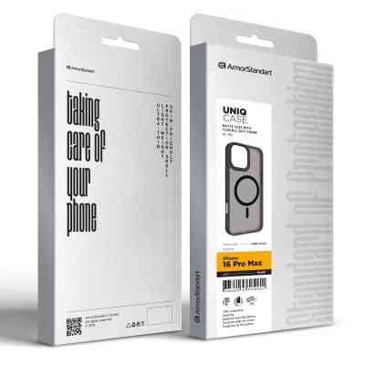 Чехол для мобильного телефона Armorstandart Uniq MagSafe Apple iPhone 16 Pro Max Black (ARM79510) Винница