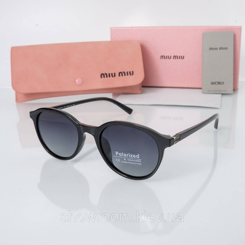 Жіночі окуляри з поляризацією Miu Miu (71005) Київ - фото 1