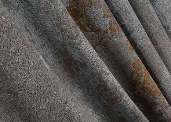 Комплект готовых штор VR-Textil Мрамор Al-7 № 1470ш Серо-коричневый 150х290 см 2 шт (33-0326) Киев