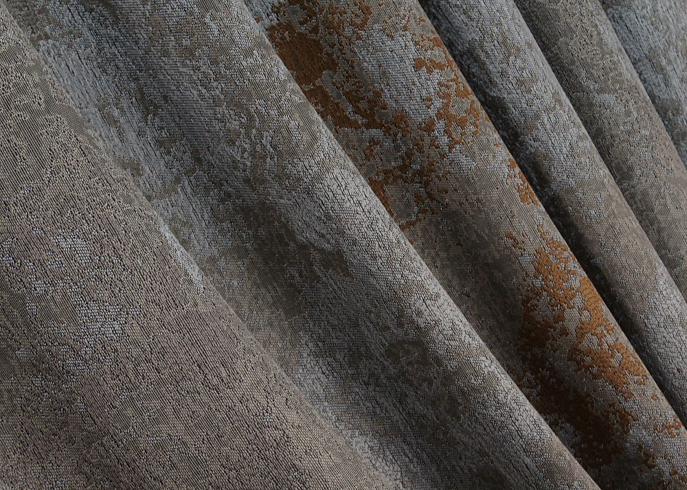 Комплект готовых штор VR-Textil Мрамор Al-7 № 1470ш Серо-коричневый 150х290 см 2 шт (33-0326) Киев - изображение 6