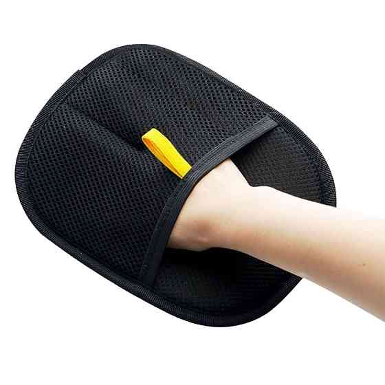 Двостороння рукавичка для вичісування вовни 24*16 см SBR Київ