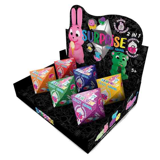 Набір-сюрприз лизун-антистрес TM Mr.Boo Crazy Aroma SURPRISE 80122 Вінниця