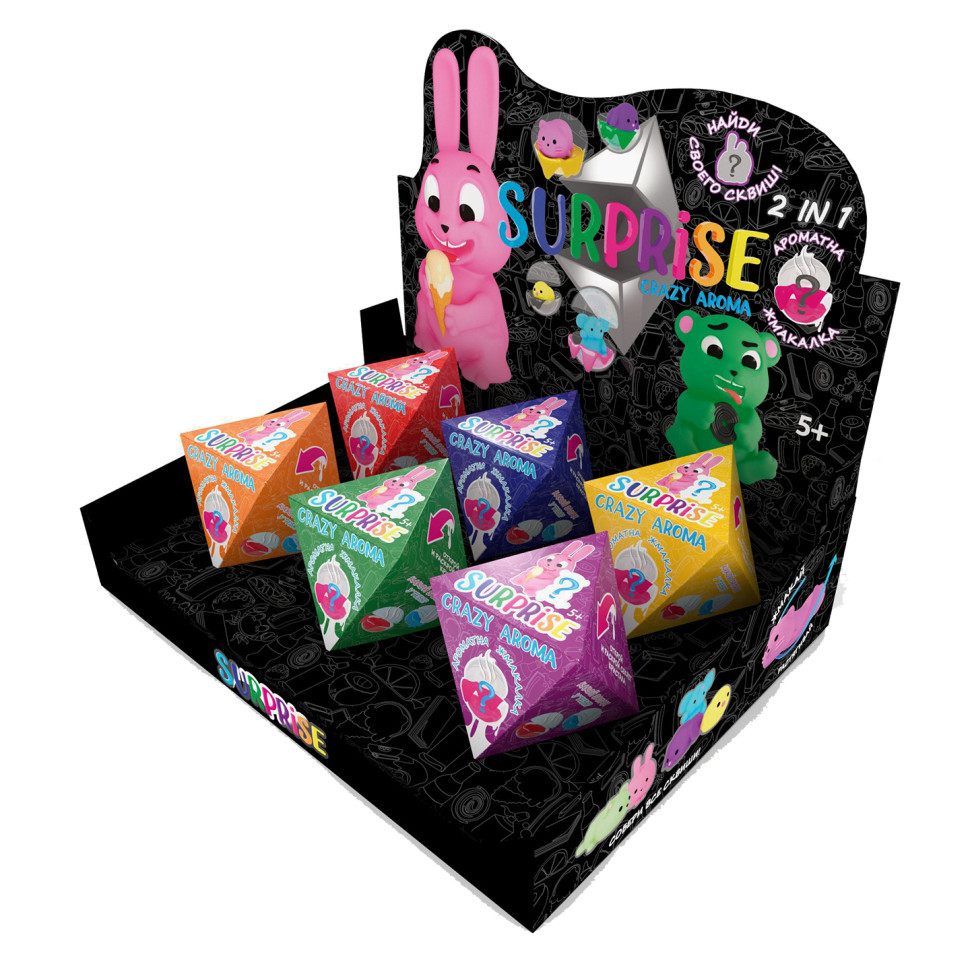 Набір-сюрприз лизун-антистрес TM Mr.Boo Crazy Aroma SURPRISE 80122 Вінниця - фото 1
