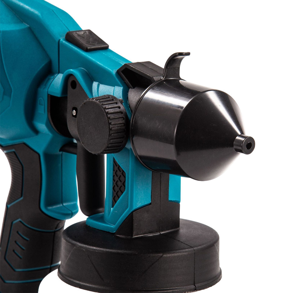 Акумуляторний фарбопульт 800мл, 2 акумулятори 48V, KRAFFTEC / Пульверизатор для фарби / Розпилювач фарби Київ - фото 6