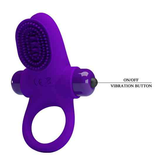 Эрекционное кольцо - Pretty Love Vibrant Penis Ring II Purple Sex Aura Киев