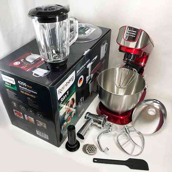 Побутовий кухонний планетарний міксер з чашею Rainberg, Тістомісильник планетарний міксер для випічки TV-34 Івано-Франківськ